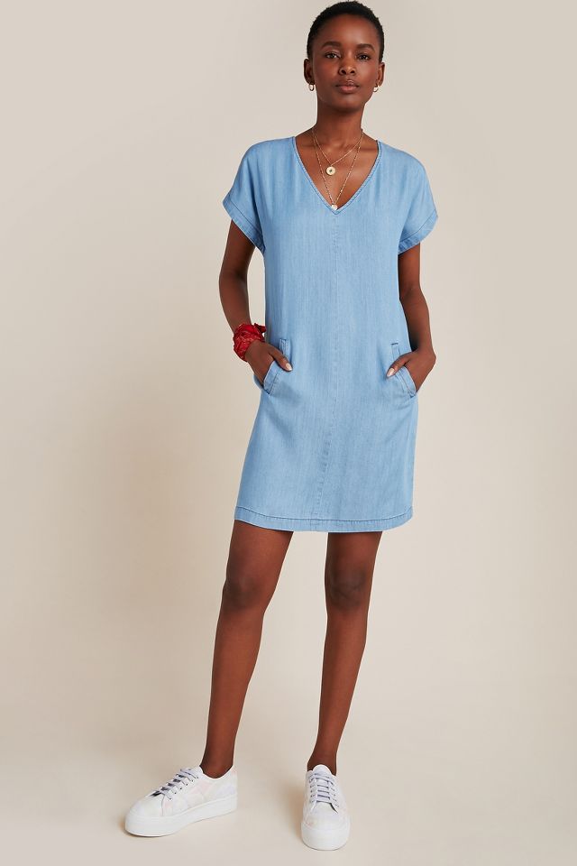 Chambray on sale shift dress