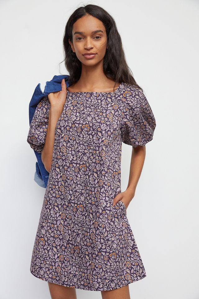 Elke Ditsy Swing Dress | Anthropologie