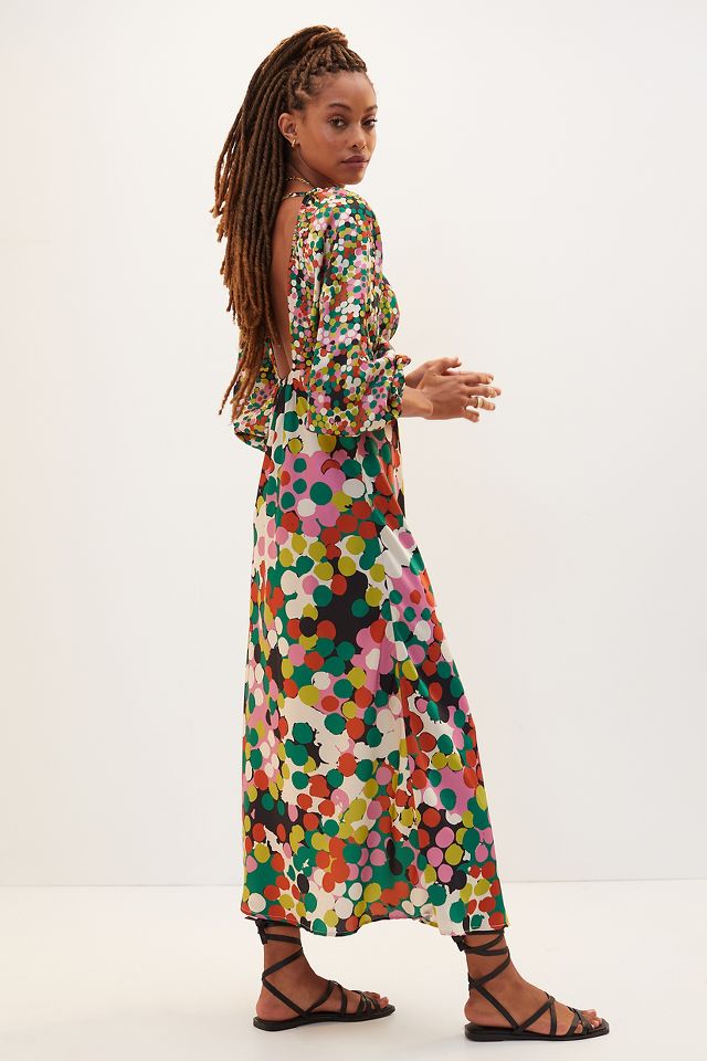 Floral anthropologie dress sale