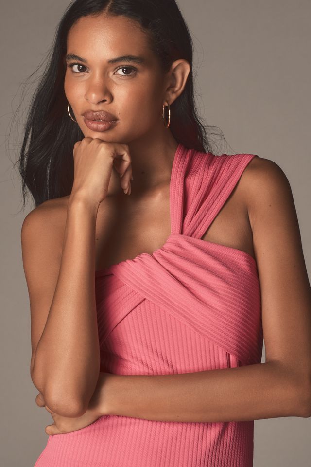Porridge Antonia Twist-Front Ribbed Maxi Dress #4