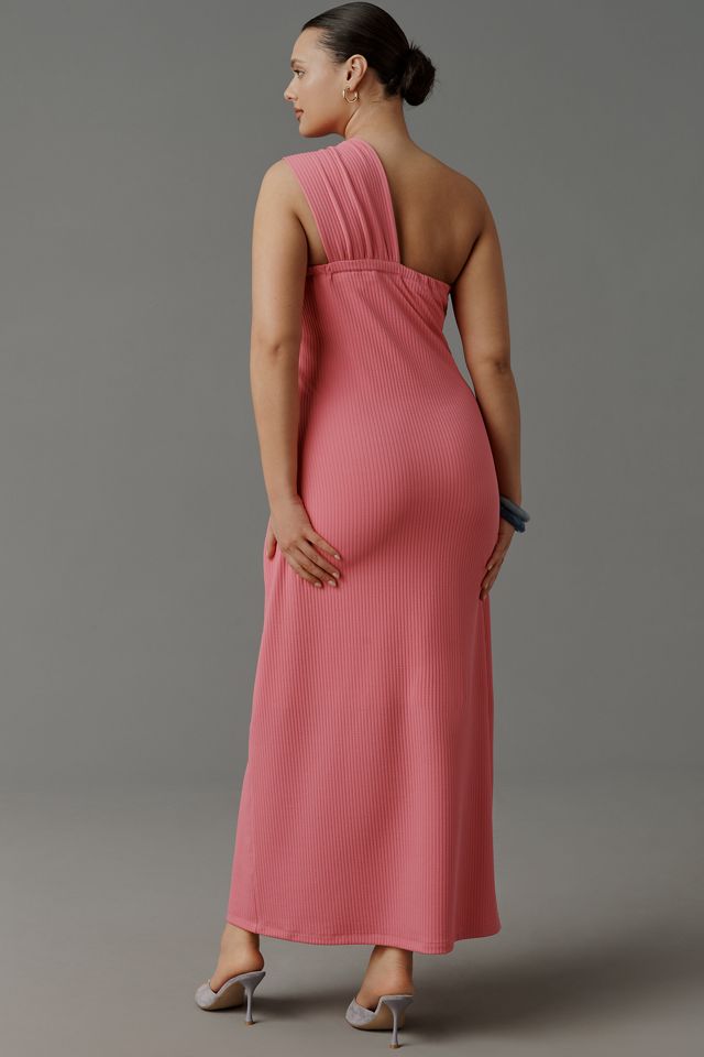 Porridge Antonia Twist-Front Ribbed Maxi Dress #7