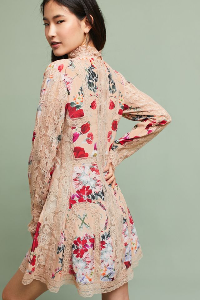 Korovilas Lace & Floral Dress #3