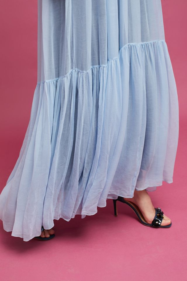 Korovilas Ruffled & Flounced Maxi Dress #1
