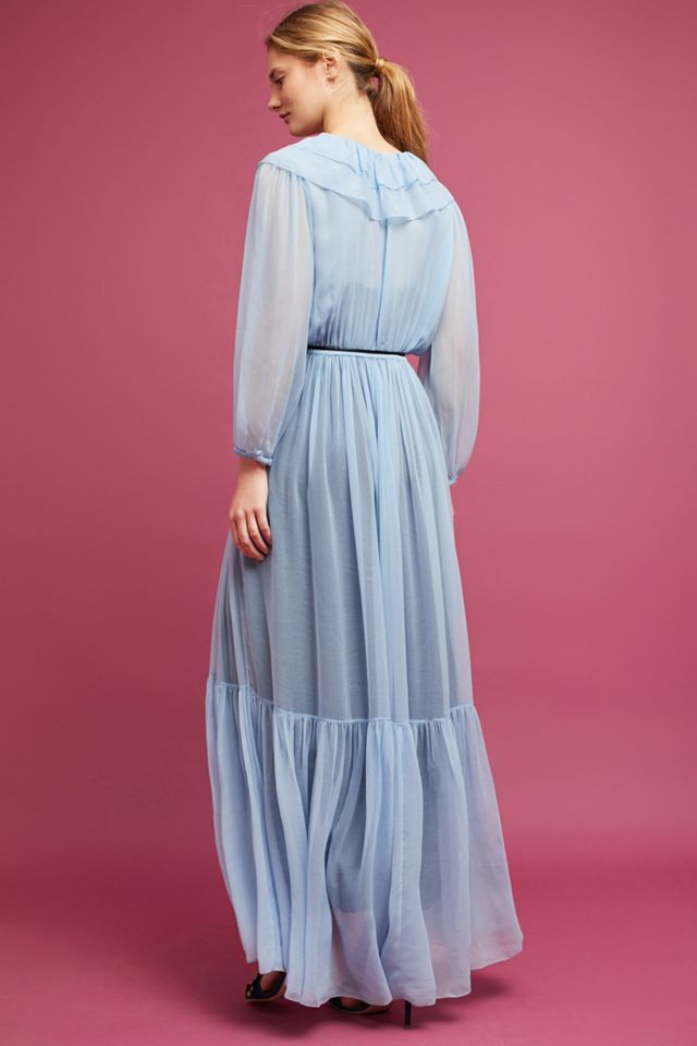 Korovilas Ruffled & Flounced Maxi Dress #3