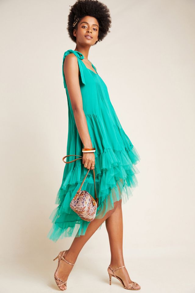 Cynthia Rowley Tiered Tulle Dress