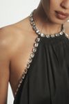 Maeve Sleeveless Bow Shift Mini Dress
