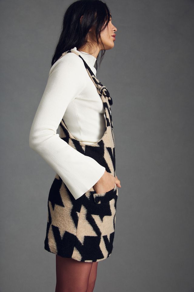 Anna Sui Houndstooth Jumper Mini Dress #3