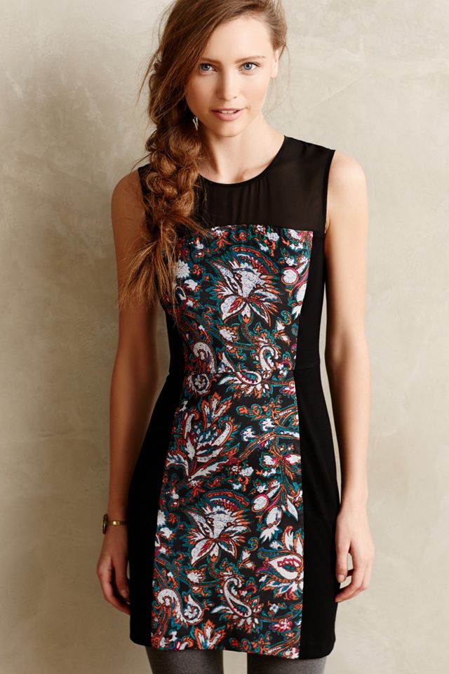 Paisley Panel Petite Shift 