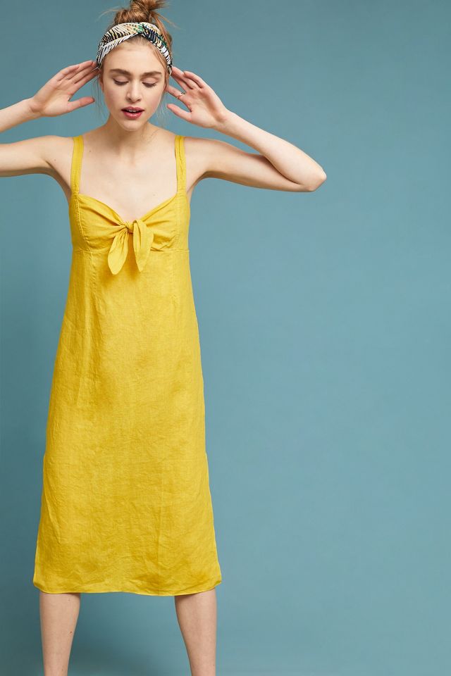 Anthropologie cheap linen dress