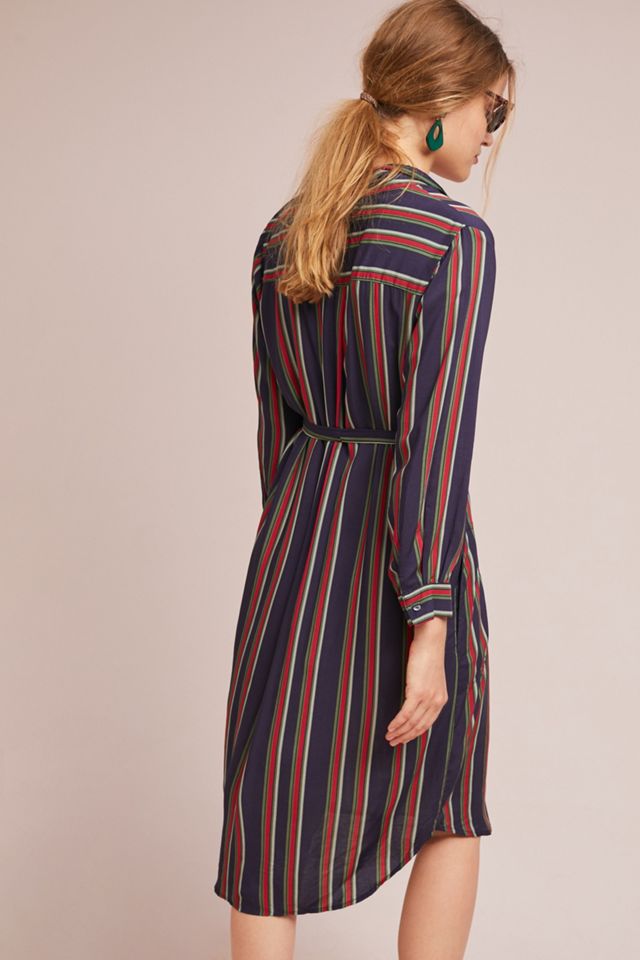 Pero Striped Shirtdress #1