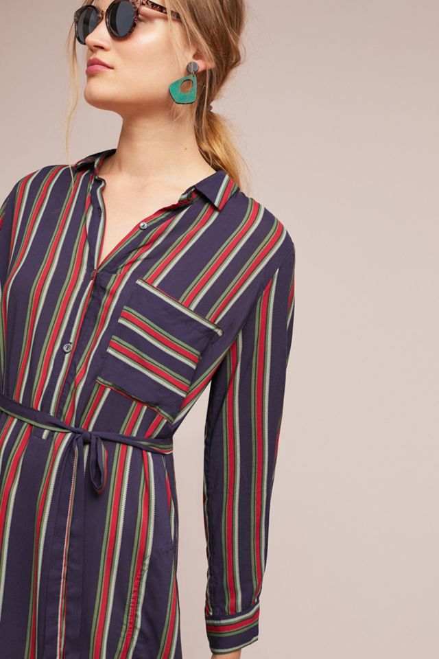 Pero Striped Shirtdress #2