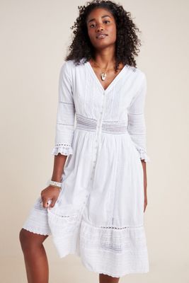 Angi Lace Midi Dress