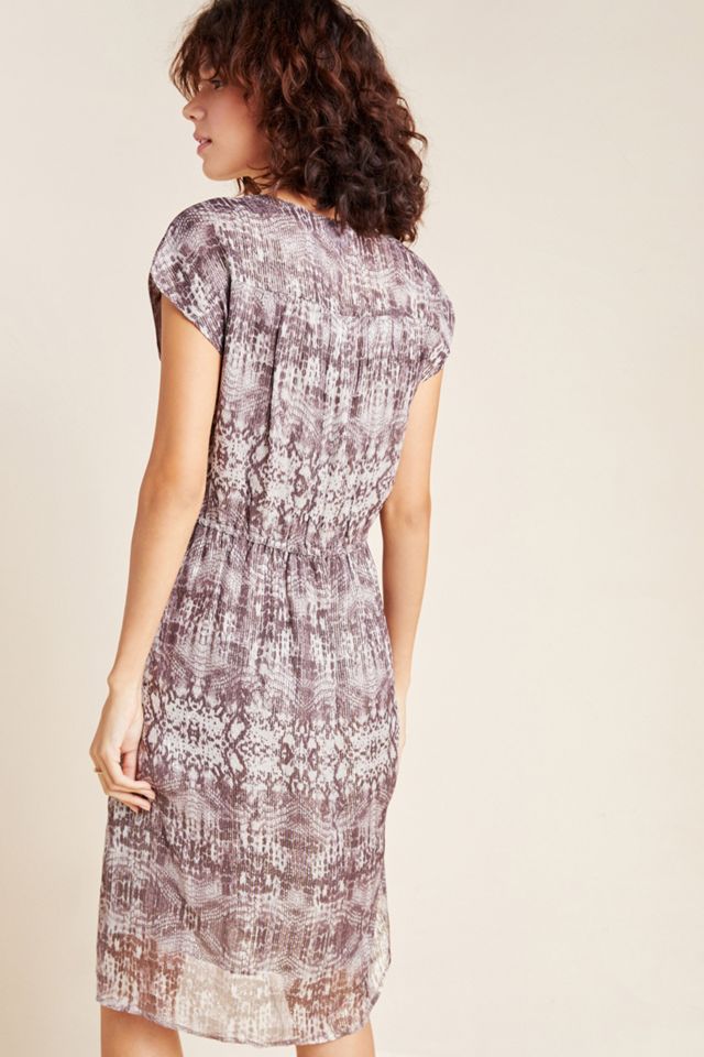 Regan Snake-Printed Mini Dress #1