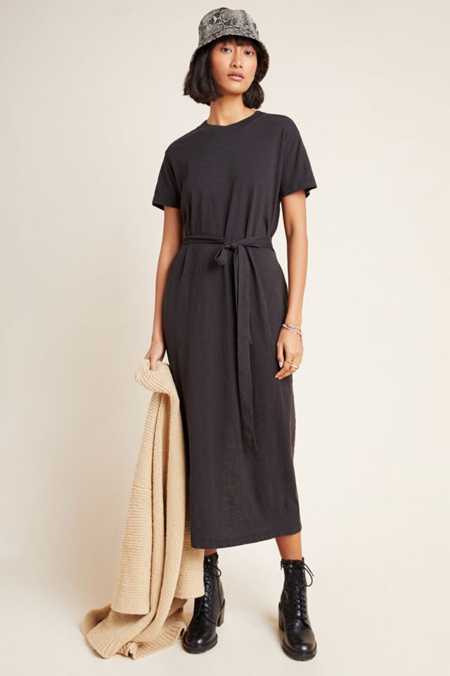 Aida Belted Midi Dress | Anthropologie