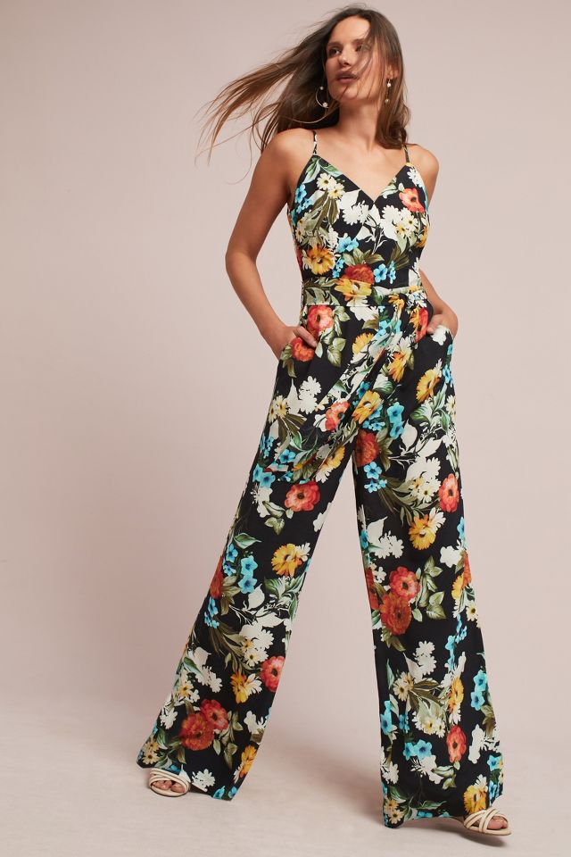 Anthropologie store floral jumpsuit