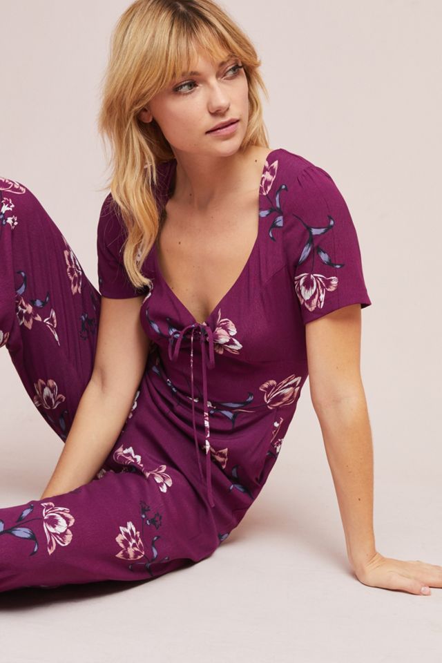 Yumi Kim Sweetheart Floral Jumpsuit