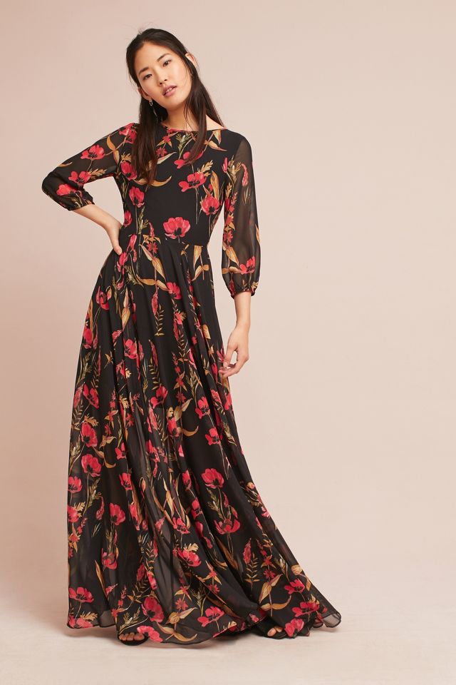 Floral Maxi Dresses  Silk Maxi Dresses – YUMI KIM