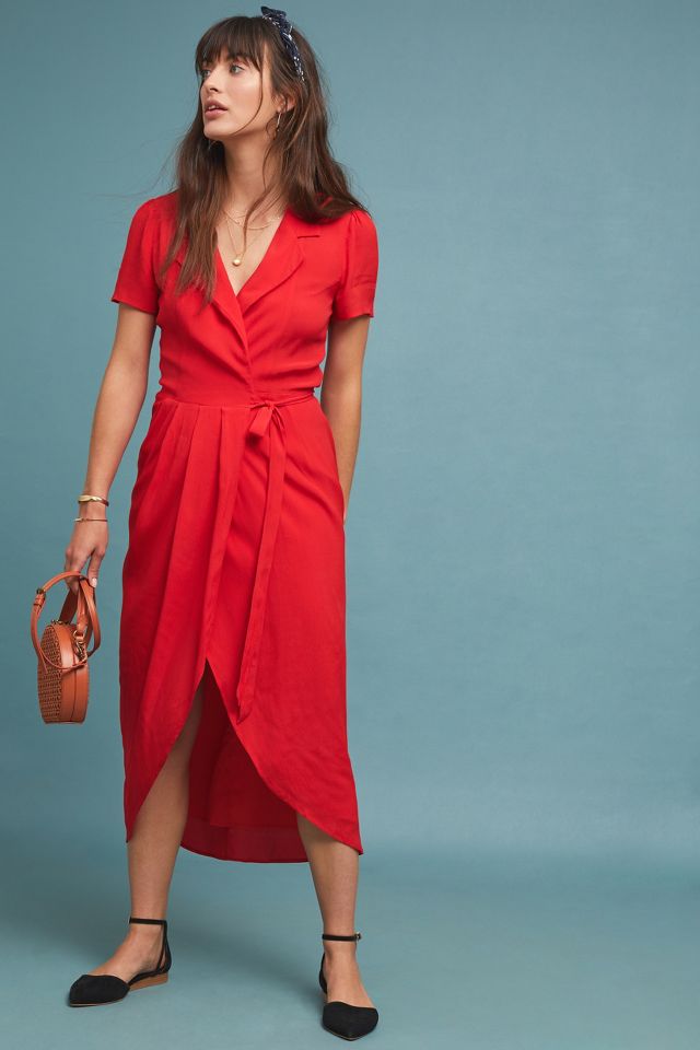 Judith sale wrap dress