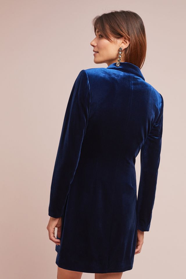 Yumi kim 2025 velvet blazer dress