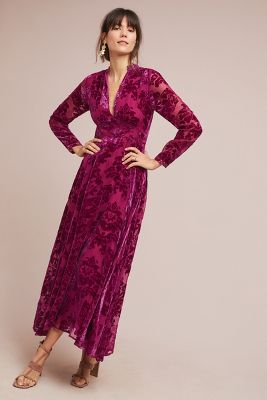 Yumi Kim Carol Velvet Dress Anthropologie