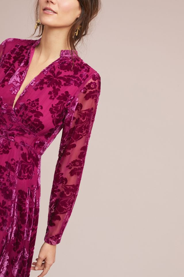 Yumi Kim Carol Velvet Dress Anthropologie