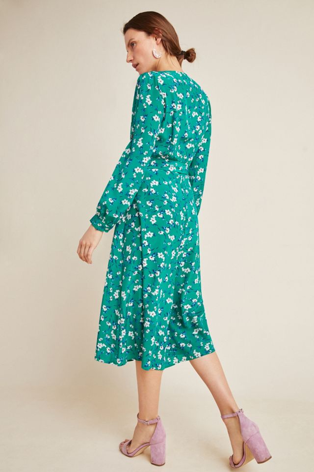 Yumi Kim Titania Silk Wrap Dress | Anthropologie