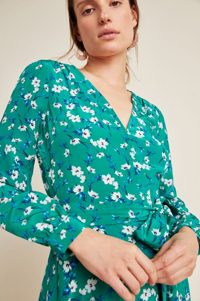 Yumi Kim Titania Silk Wrap Dress | Anthropologie
