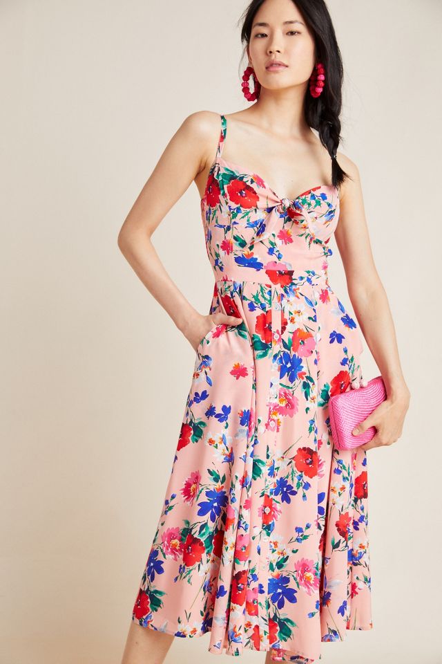 Yumi kim julia sale silk midi dress