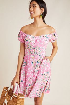 Yumi Kim Lila Off-The-Shoulder Mini Dress
