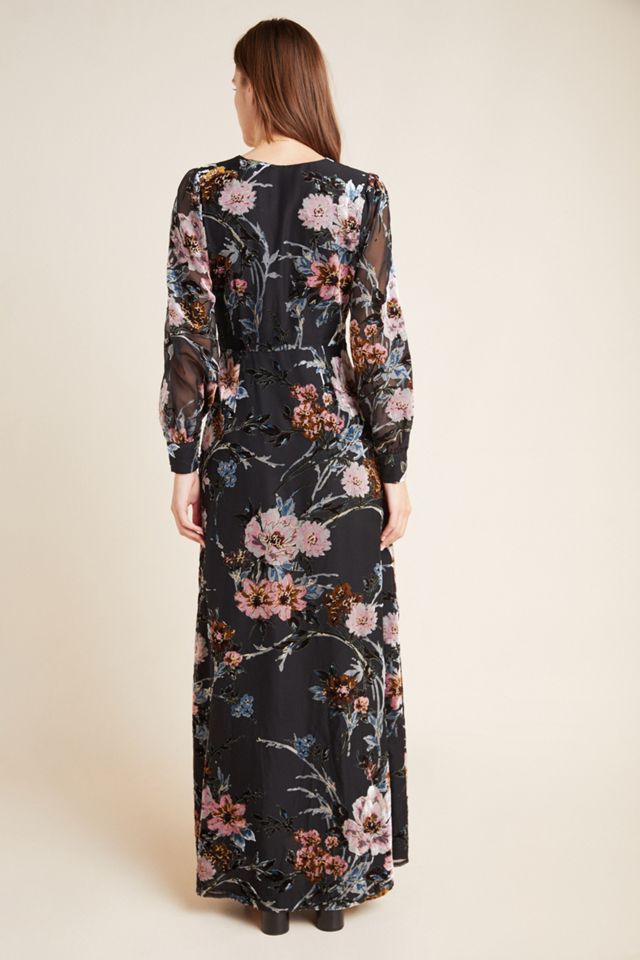 Yumi Kim Burnout Velvet Maxi Dress #1