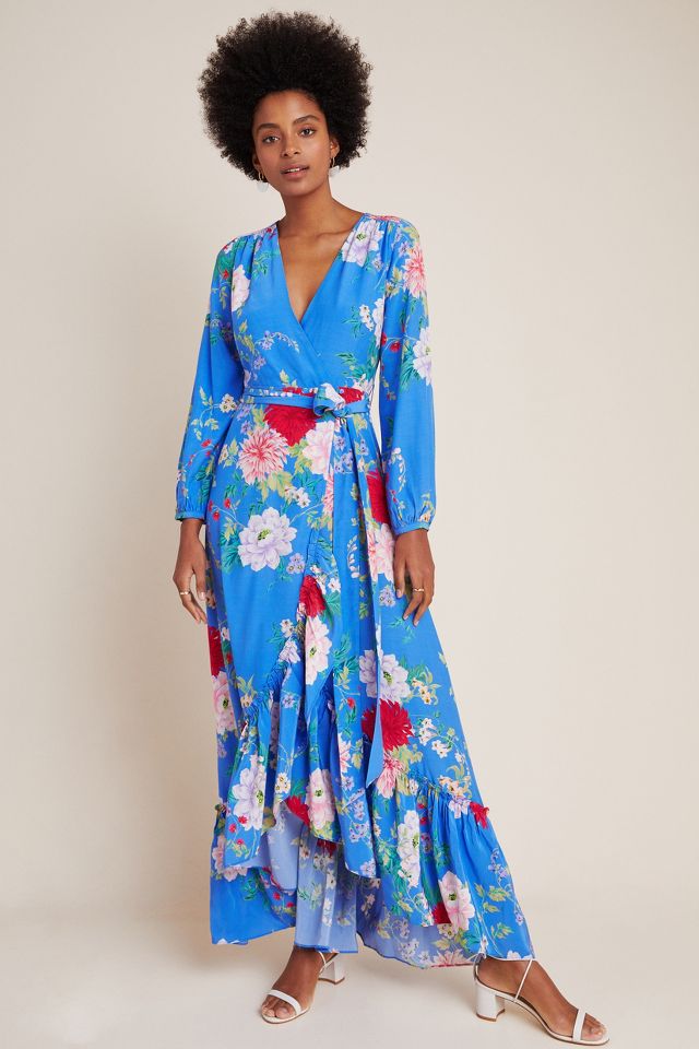 Yumi Kim Azure Wrap Maxi Dress