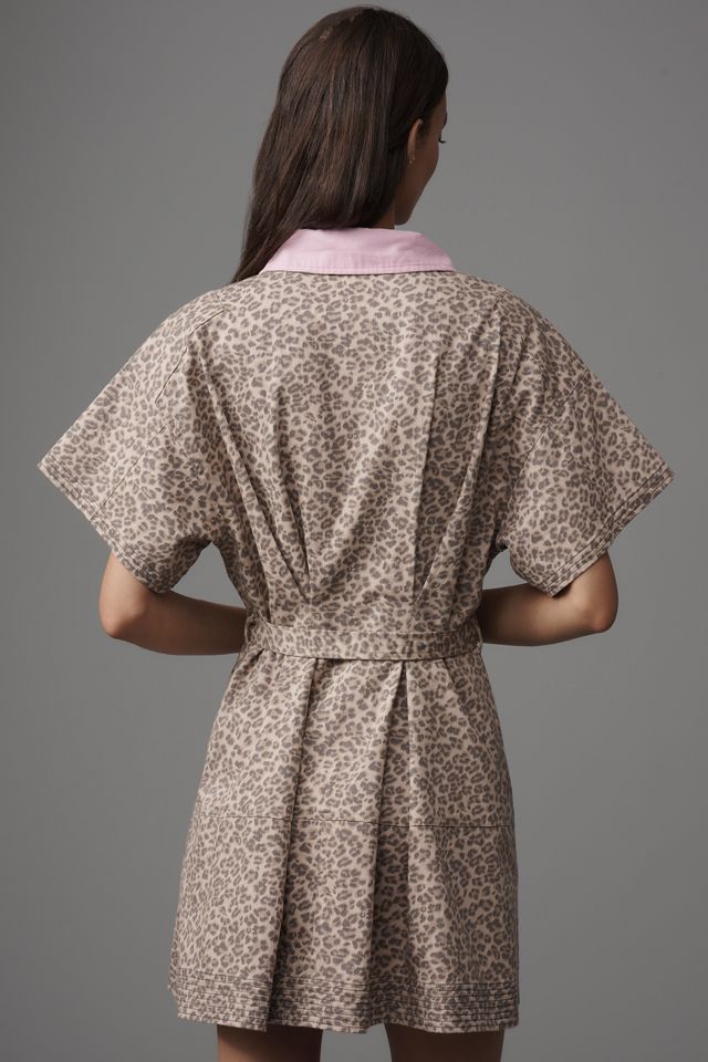 Maeve Utility Fit & Flare Mini Shirt Dress #3