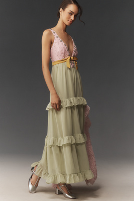 chinese dress ladies Baltic Born Womens Maeve Maxi Dress | Dusty Sage