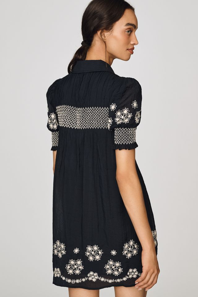 By Anthropologie Puff Sleeve Mini Dress #1