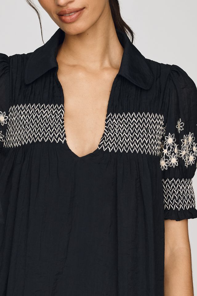 By Anthropologie Puff Sleeve Mini Dress #2