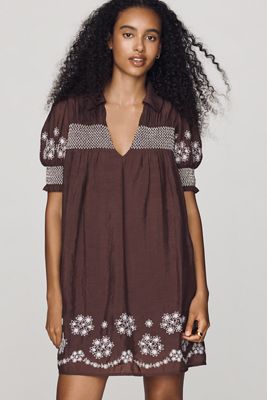 Mini Abito con Maniche a Sbuffo By Anthropologie