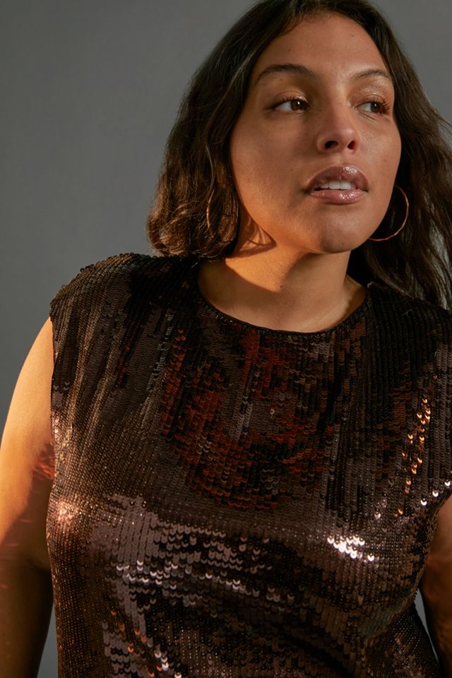Maeve Kara Sequined Mini Dress #6