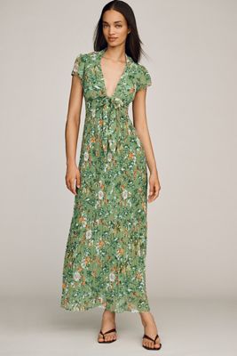 Green Maxi & Long Dresses | Anthropologie