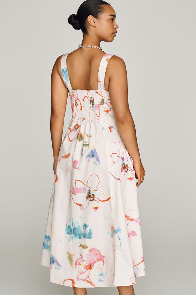 Pilcro Drop Waist Midi Dress #6