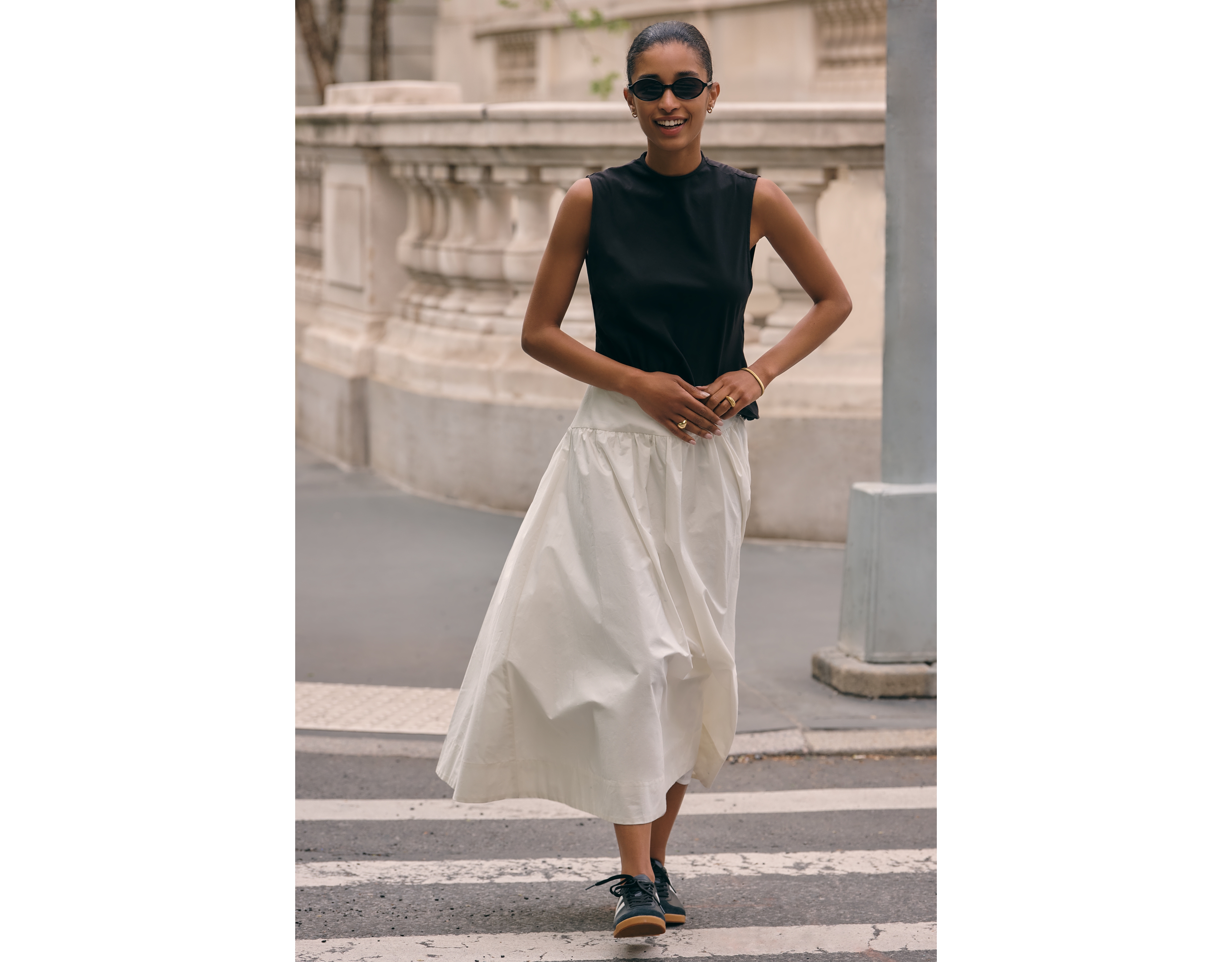 By Anthropologie Muscle Tank Twofer Dress