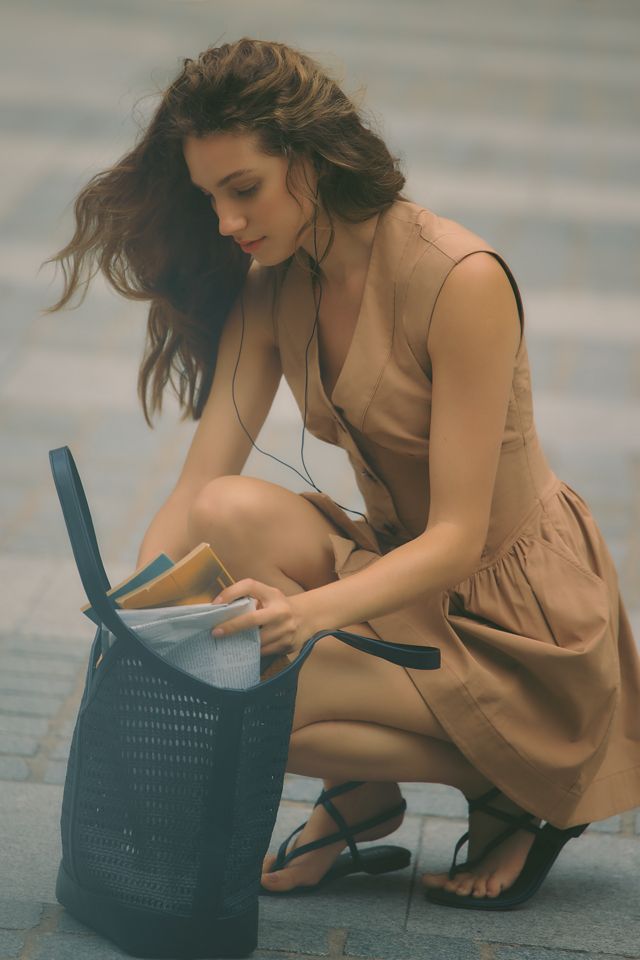Maeve Waisted Mini Dress #1