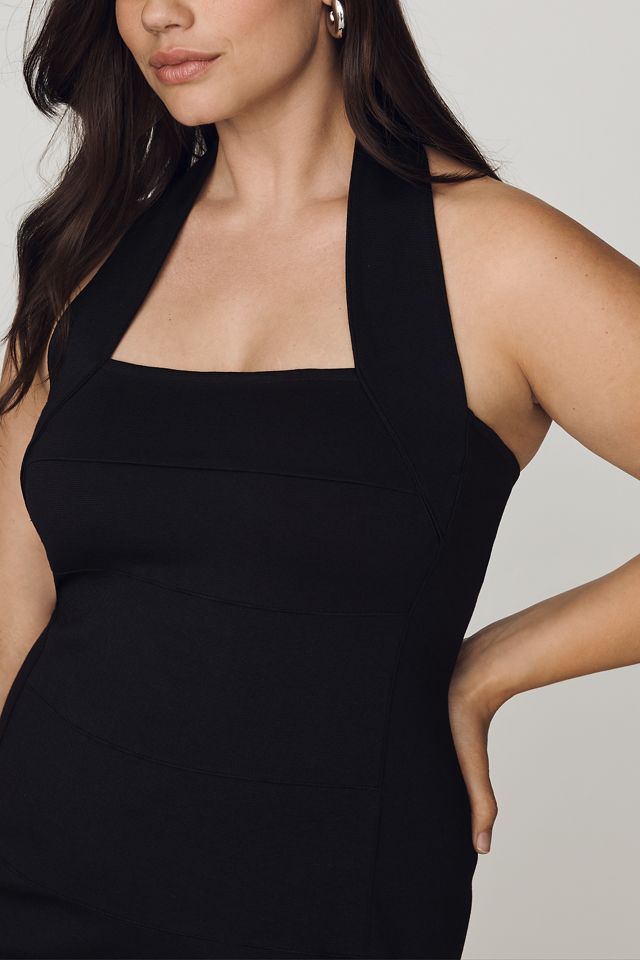 By Anthropologie Bandage Halter Mini Dress #5
