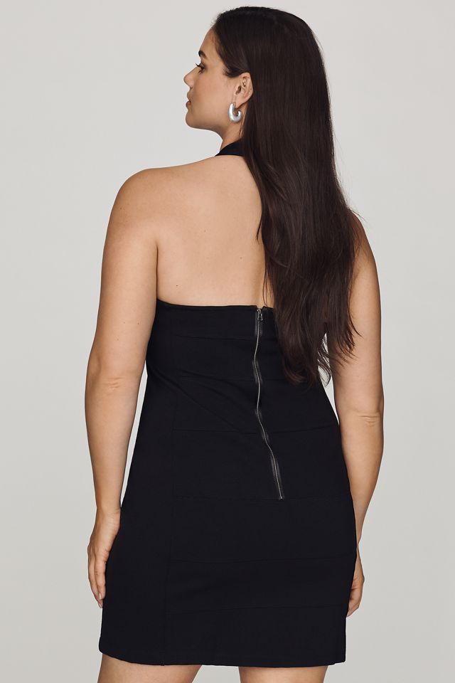 By Anthropologie Bandage Halter Mini Dress #7