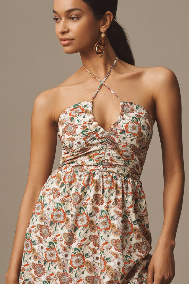 Bishop + Young Aeries Sleeveless Halter Midi Dress #1