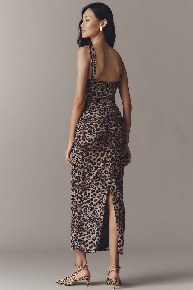 Bishop + Young Natasha Cowl-Neck Ruched Midi Dress #2