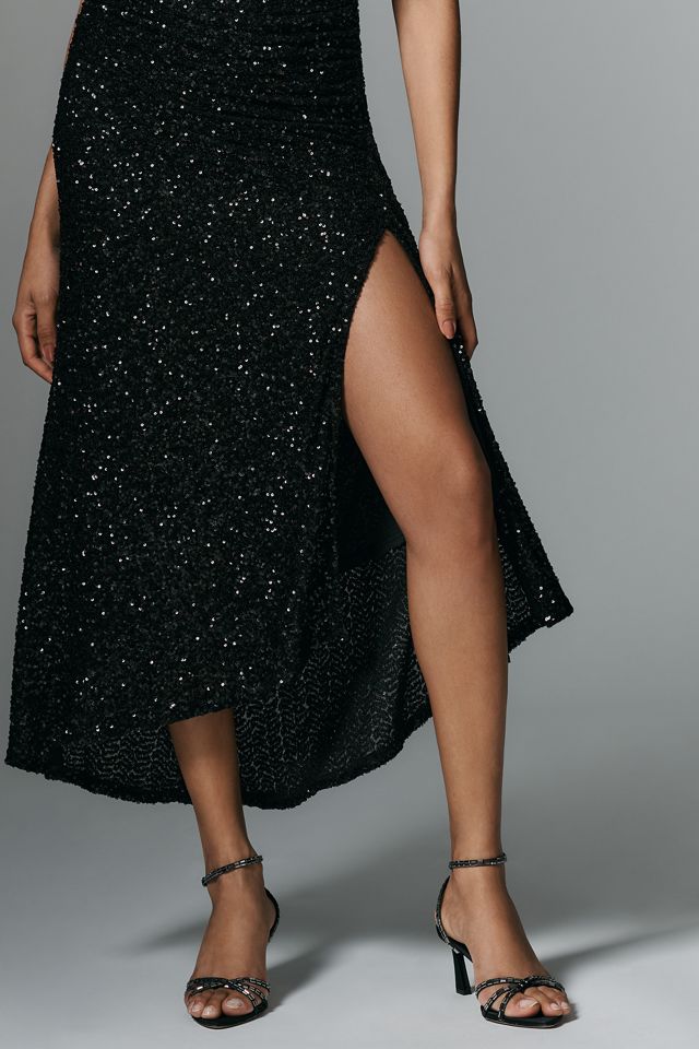 Bishop + Young Halter Sequin Midi Dress #2
