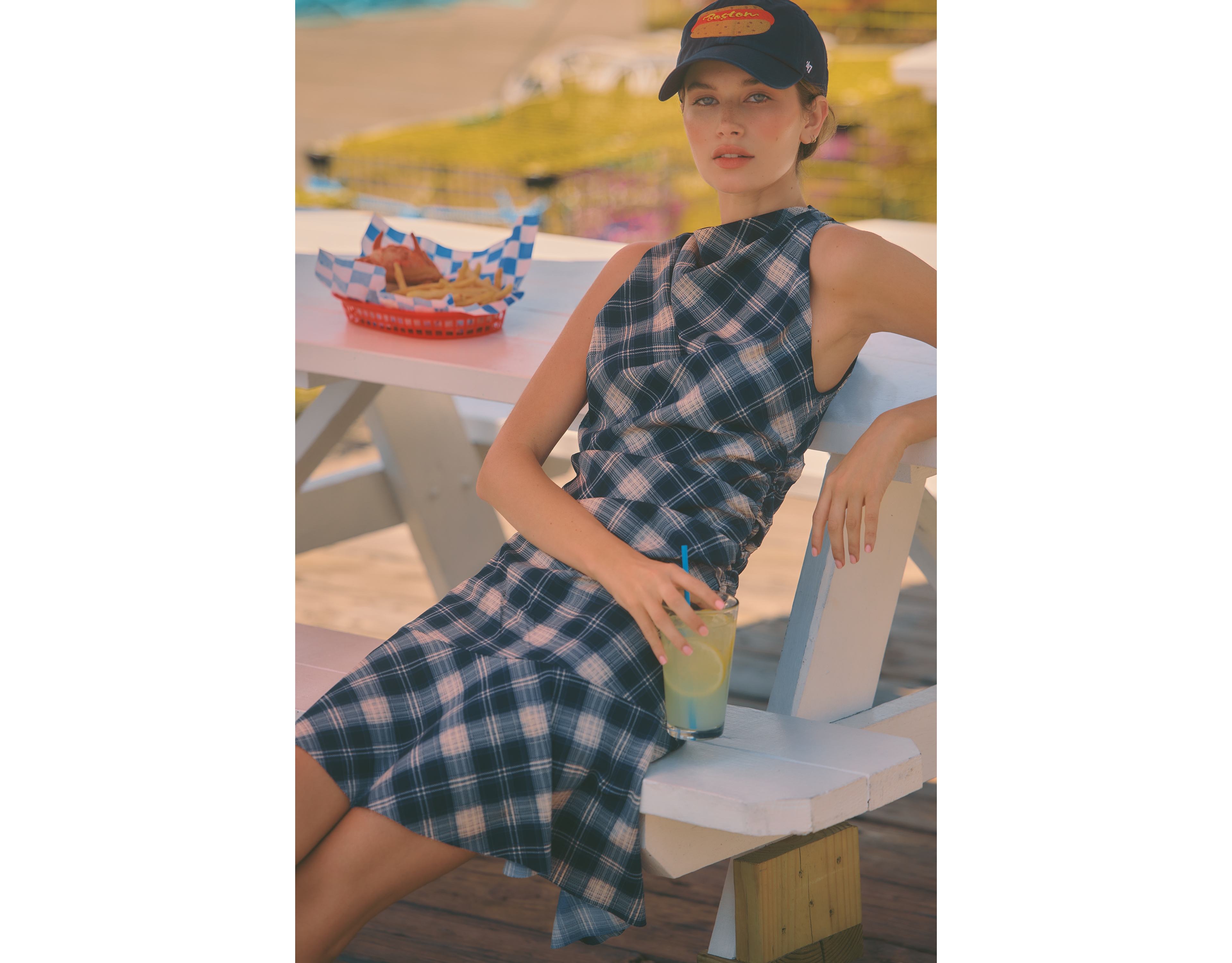 Bishop + Young Oxford Plaid Mini Dress