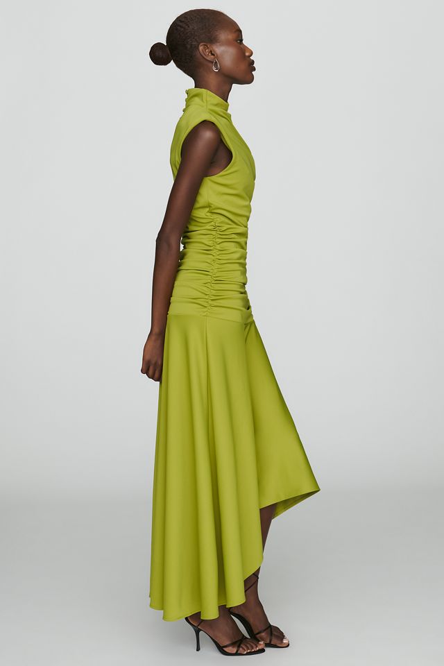 Maeve Mock Ruched Neck Dress #3