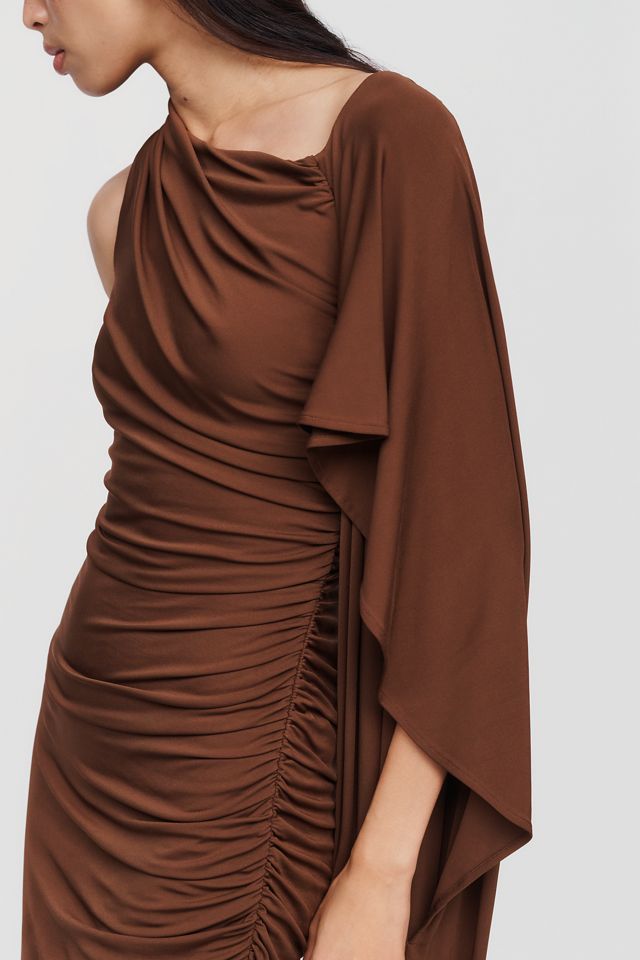 By Anthropologie Knit Draped Midi Dress #1