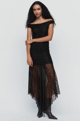 Maeve Lace Knit Midi Dress
